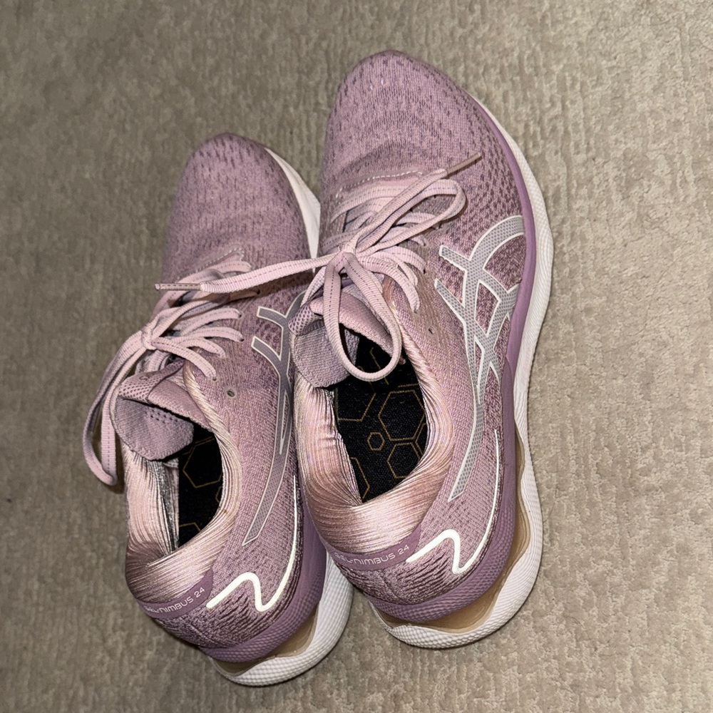 Asics Women's Lavender Athletic Shoes